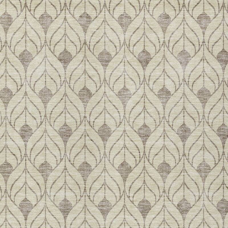 HomeRoots Geometric Transitional Rectangle Outdoor Rug