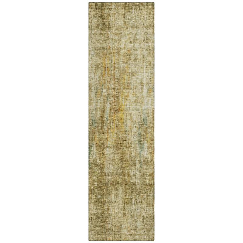 Machine Washable Indoor/ Outdoor Chantille Solid Ombre Rug