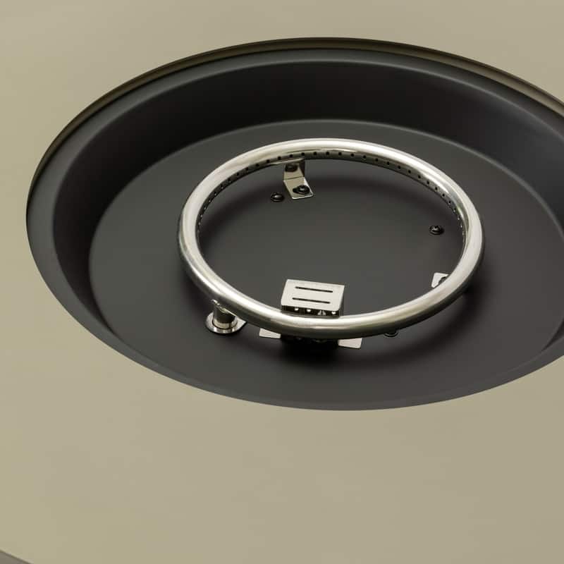 Round 36-Inch Iron Fire Pit Table