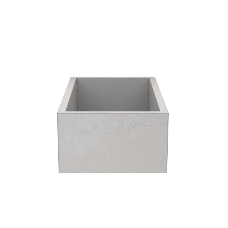 Native Trails NSK3018 NativeStone 30" Farmhouse Single Basin Concrete