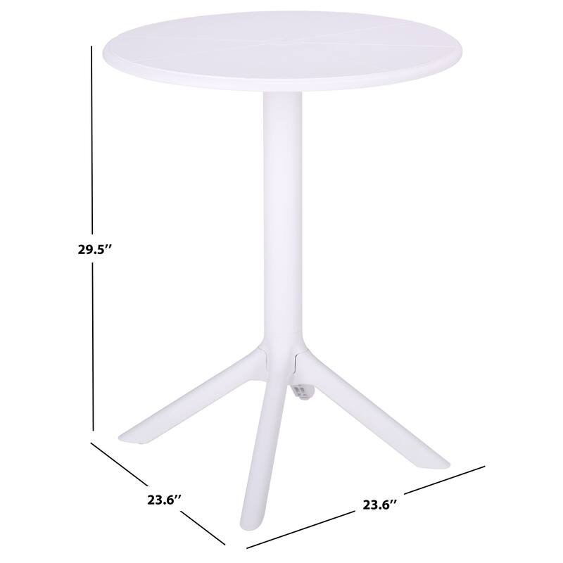SAFAVIEH Outdoor Living Stella Round Bistro Table - 24"W x 24"D x 30"H