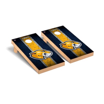 Massachusetts College of Liberal Arts Trailblazers Vintage Cornhole Board Set