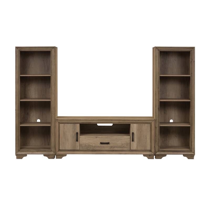 Sun Valley Sandstone Entertainment Center w Piers
