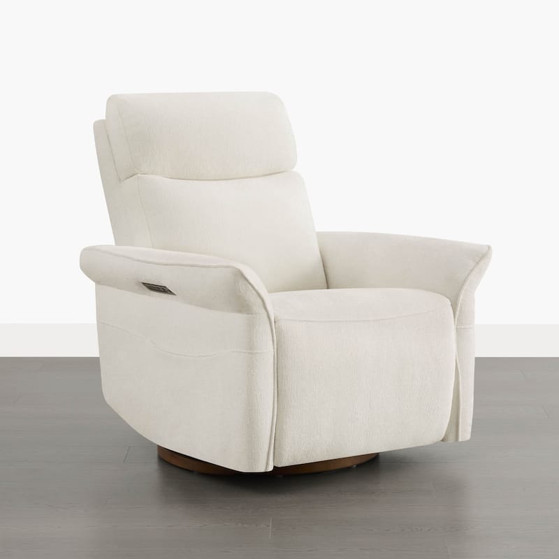 Spruce & Spring Power Swivel Recliner Chair Triple-Motor Nursery Glider