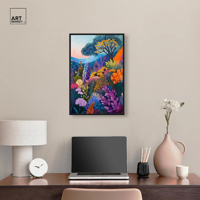 Solara's Bloom Canvas by Art Remedy