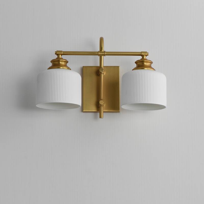 Maxim 21492WT Bisque 2 Light 10" Tall Wall Sconce