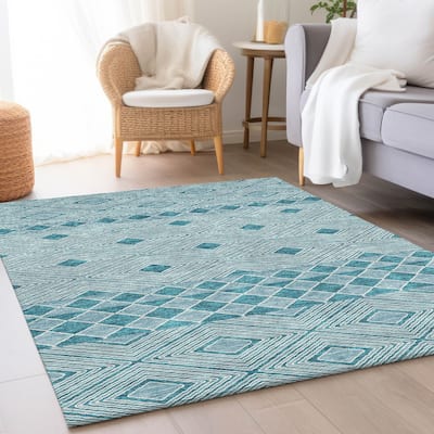 Premium Washable Super Soft Geo Prints Mayfield Rug