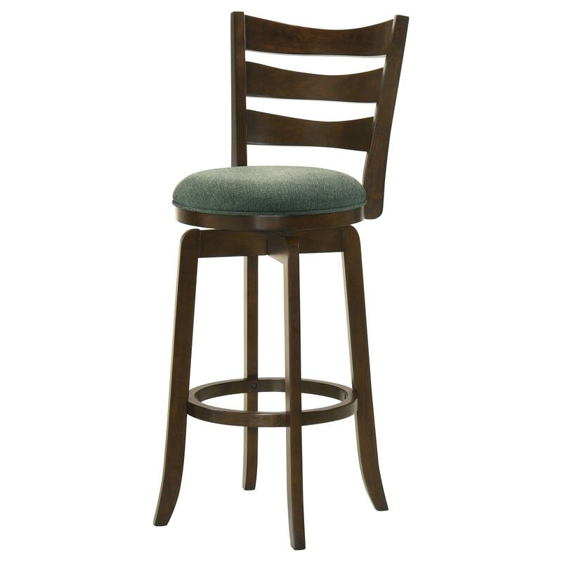 Murphy Wood Ladder Back Swivel Bar Chair