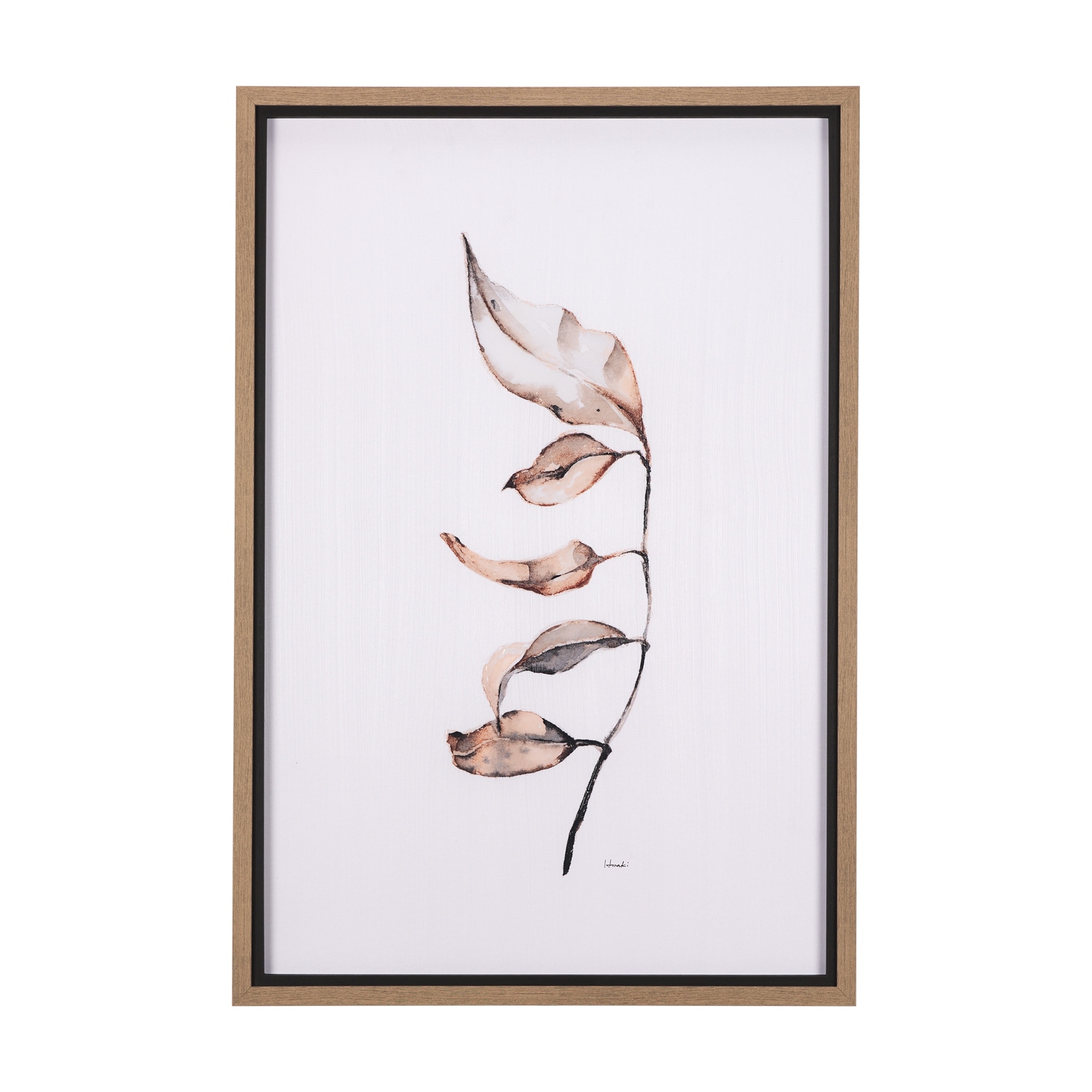 Autumn Message II by Mercana Studio a Hand Embellished Textured Framed Art Print