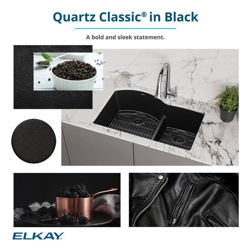 Elkay Quartz Classic 15-3/4" Undermount Single Basin Quartz Composite