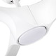 preview thumbnail 25 of 58, YUHAO 56 inch 6 Speed Quiet DC Motor Indoor Matte White Ceiling Fans with Lights and Remote Control