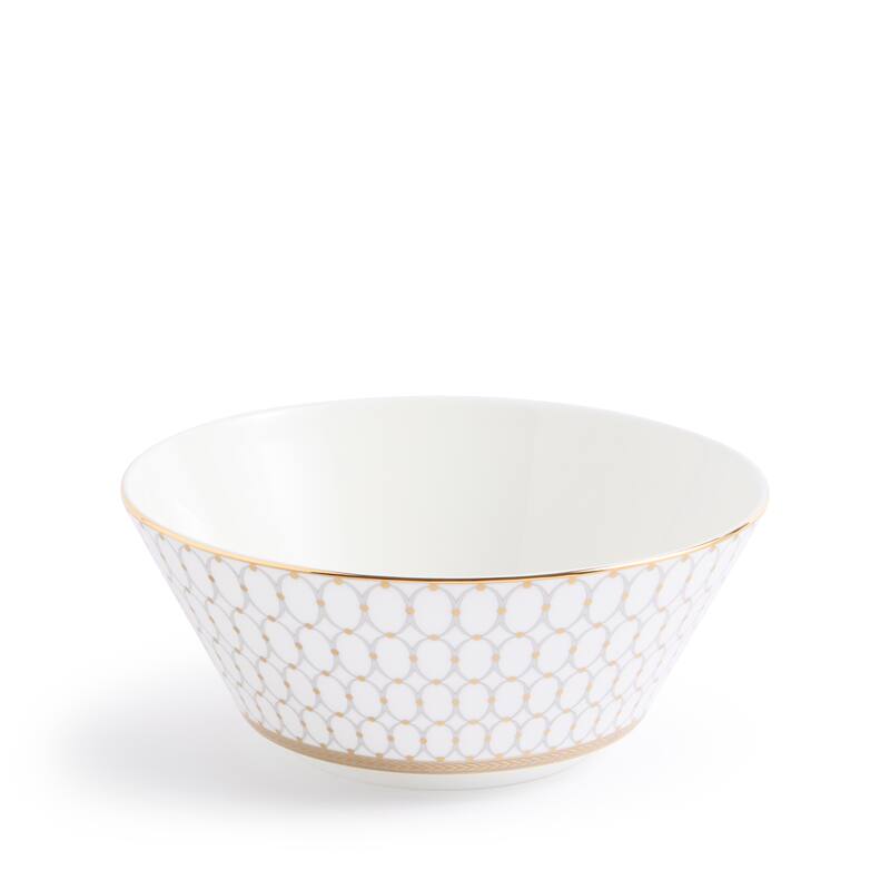 Wedgwood Renaissance Grey Soup/Noodle Bowl 7.8in - N/A