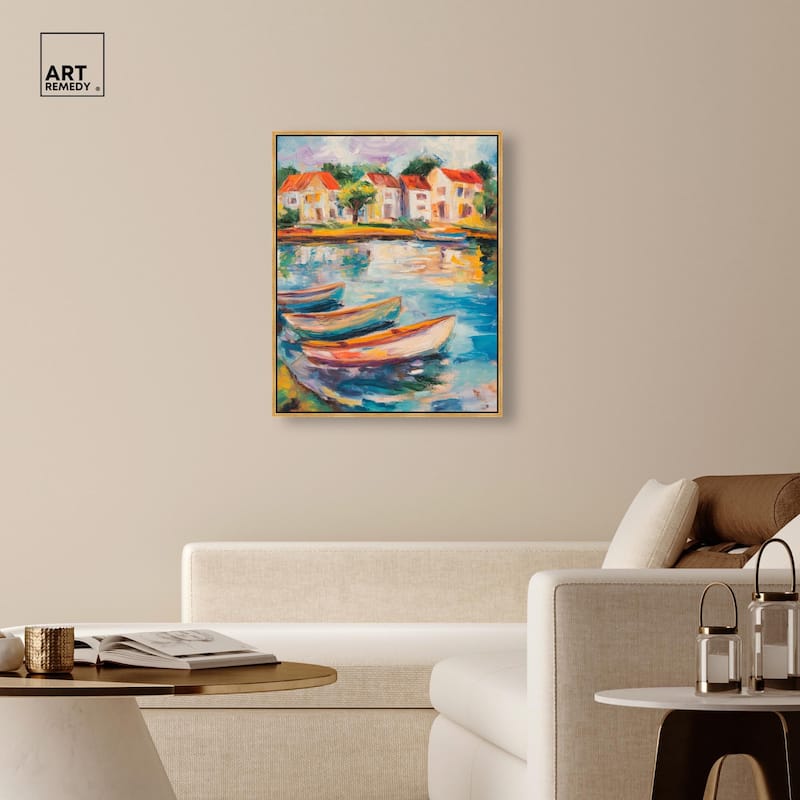 Bayside Calm II Canvas by Art Remedy