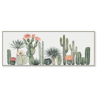 Cactus Over Doors Panoramic Canvas by Art Remedy