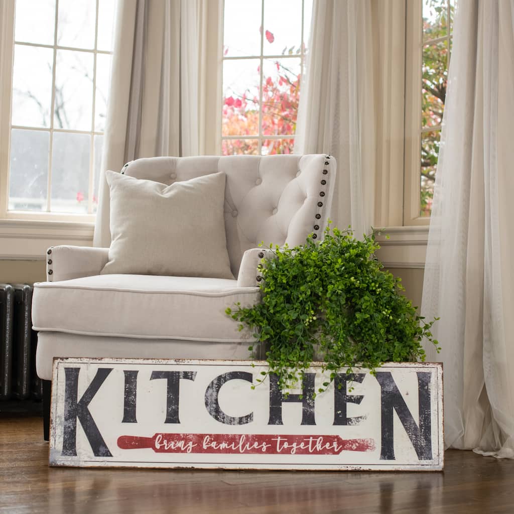 Kitchen Bring Families Together Sign