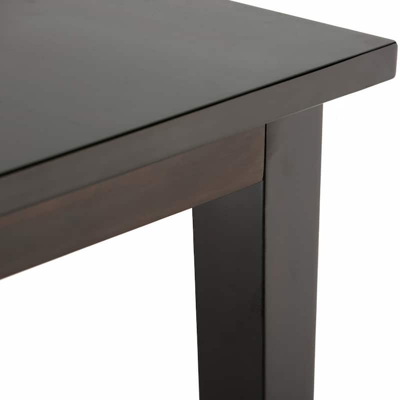 WYNDENHALL Franklin Transitional 7 Pc Dining Set with 6 Upholstered Dining Chairs and 66 inch Wide Table