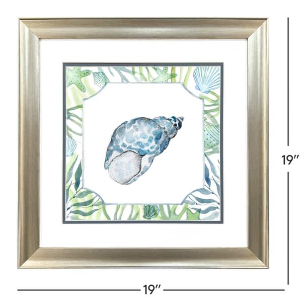 Paragon Coastal Shell Framed Art - Set of 2