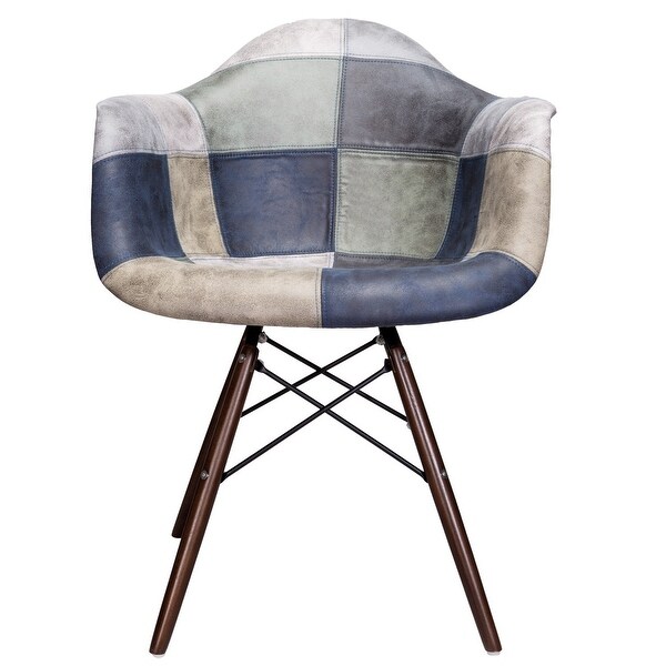 Grey patchwork hotsell chair