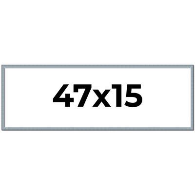 47x15 Frame Rustic Sky Blue Solid Wood Picture Frame | 0.75 Inch