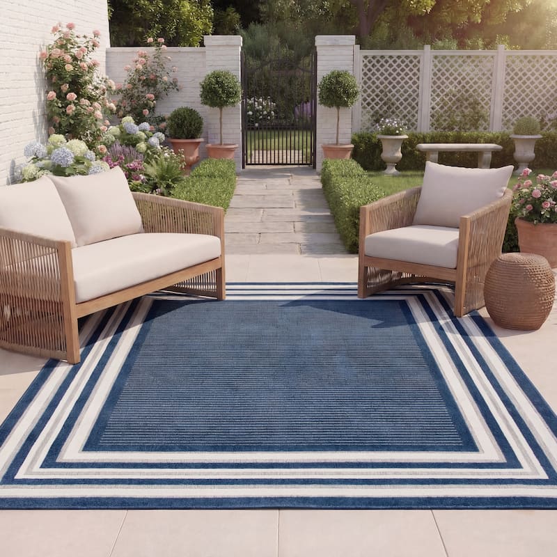 SAFAVIEH Cabana Pratima Indoor/Outdoor Waterproof Patio Backyard Rug