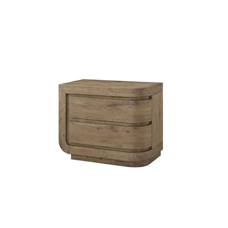 Left Nightstand in English Knotty Oak