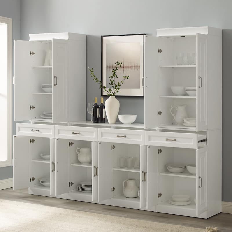 Crosley Stanton 3Pc Sideboard And Pantry Set - 14.5"x95"x78"