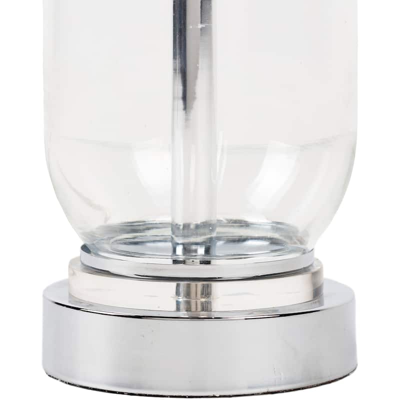 Artistic Weavers Arbyrd Modern Pink Crackle Glass Table Lamp