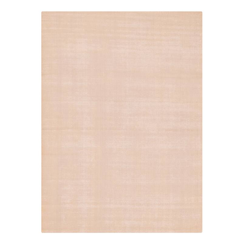 ECARPETGALLERY Hand Loomed Kashkuli Gabbeh Light Khaki Wool Rug - 5'5 x 7'6