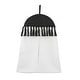 preview thumbnail 6 of 4, Sweet Jojo Designs Black White Boho Stitch Boy Girl Gender Neutral Unisex 4p Nursery Crib Bedding Set Farmhouse Bohemian Fringe