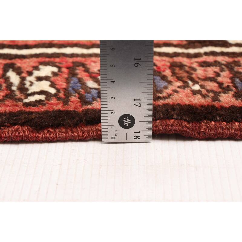 ECARPETGALLERY Hand-knotted Sarabi Dark Red Wool Rug - 8'4 x 11'1