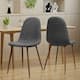 Caden Mid-century Dining Chairs (Set of 2) by Christopher Knight Home - Grey