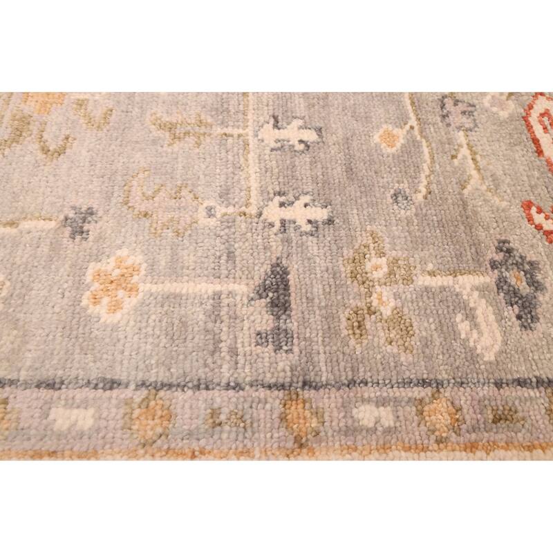 ECARPETGALLERY Hand-knotted Jules Serapi Grey Wool Rug - 7'10 x 9'10