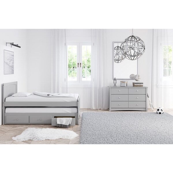 storkcraft crescent 6 drawer dresser