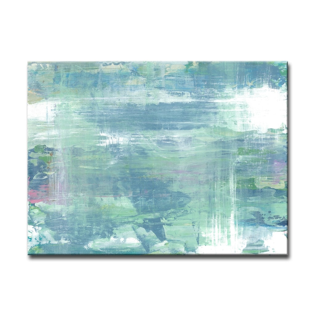 'Koi Pond Refections' Canvas Art Print