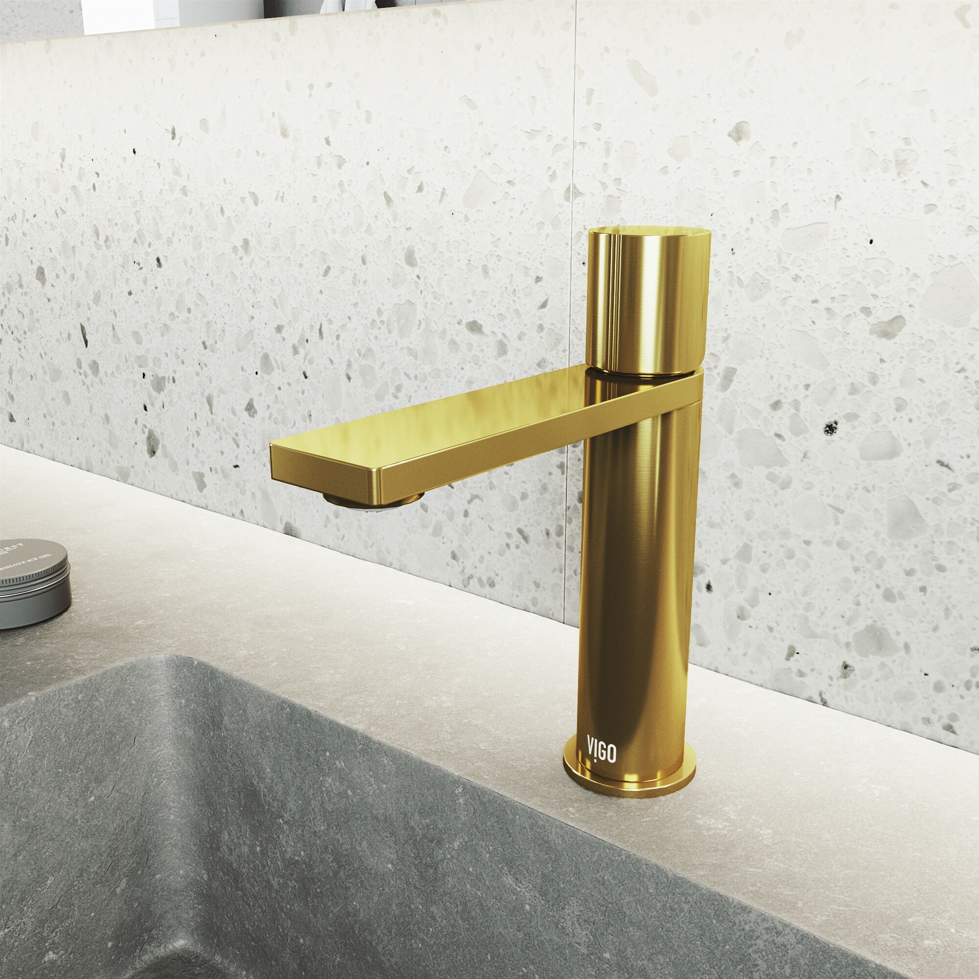 Vigo Halsey 1 Handle Single Hole Bathroom Faucet In Matte Gold On Sale Overstock 31507251