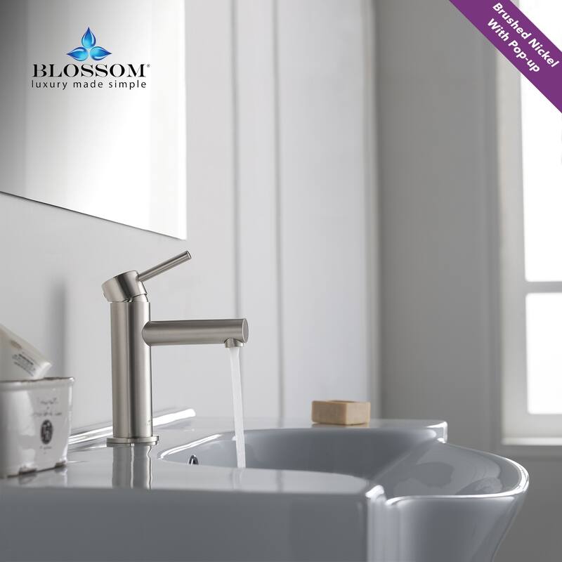 Solid Brass Leed Free Single Handle Bathroom Faucet