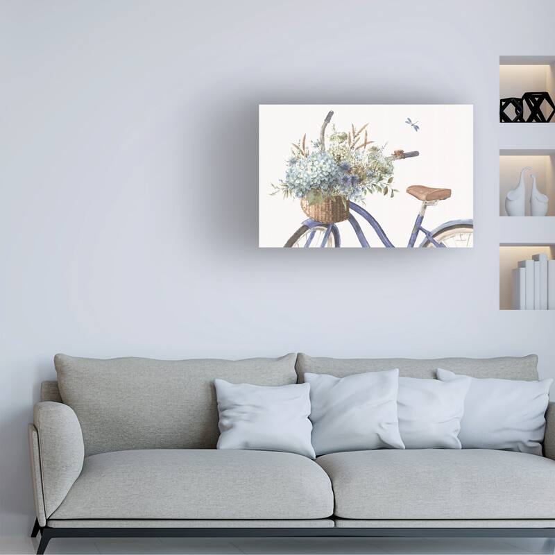 Lisa Audit 'Bohemian Blue 08 Landscape' Canvas Art