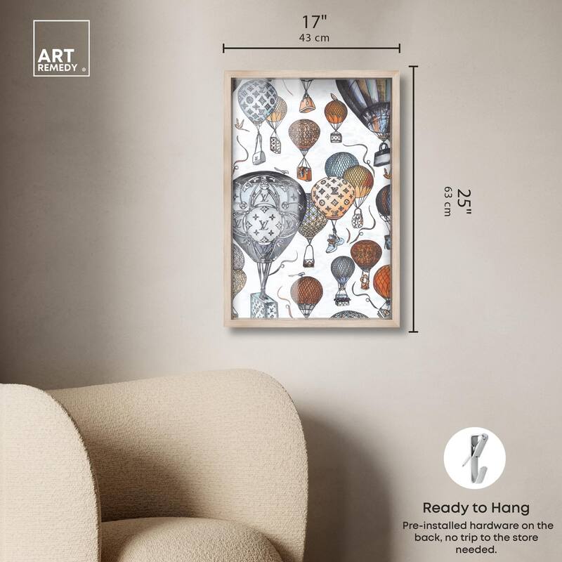 Doll Memories - Fashion Balloons Shadowbox by Art Remedy