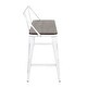 preview thumbnail 12 of 19, Carbon Loft Samira Industrial Counter Height Bench - N/A