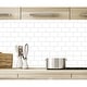 preview thumbnail 3 of 45, Subway Tiles Peel and Stick Backsplash, Stick on Tiles Kitchen Backsplash (Thicker Design Pack of 10)