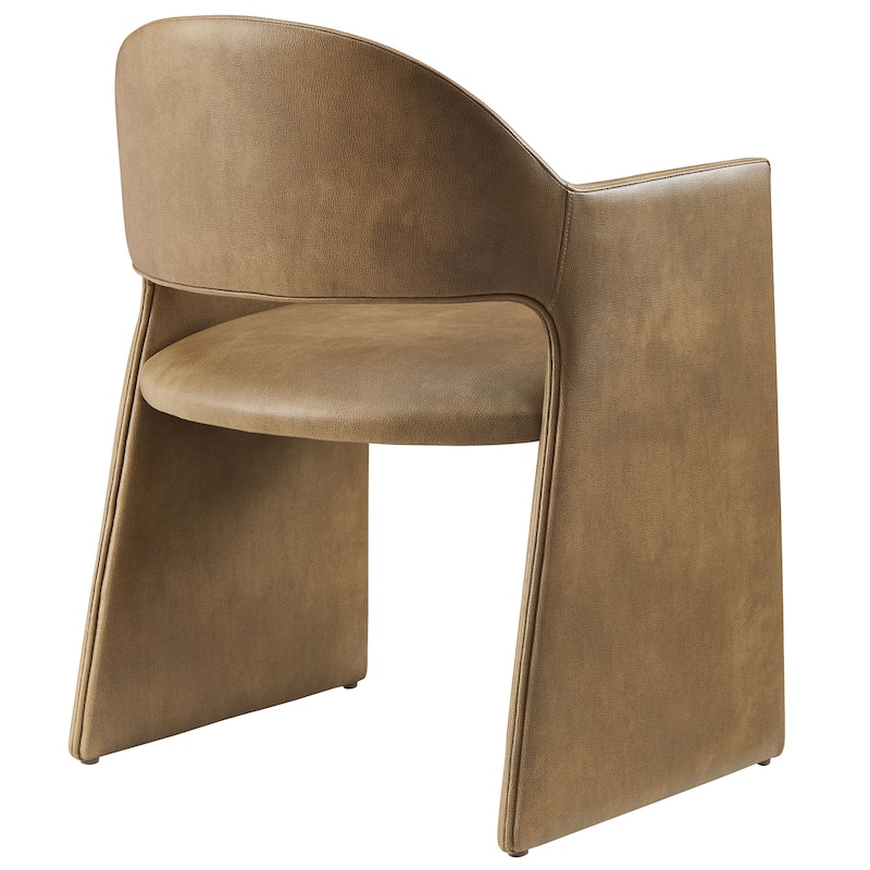 Talia Vegan Leather Dining Armchair