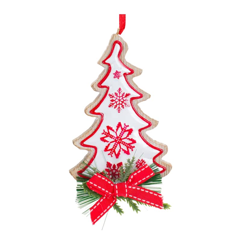 Snowman/Tree/Deer Ornament (Set of 6)