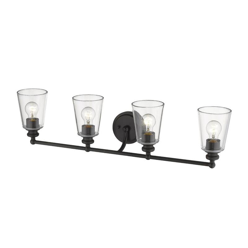 Modern Clear Glass Shade Wall Sconce with Swing Arm for Home Lighting