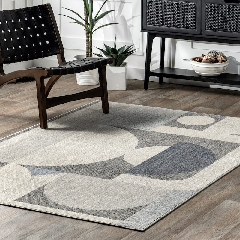 Nuloom Rhona Modern Geometric Recycled Area Rug