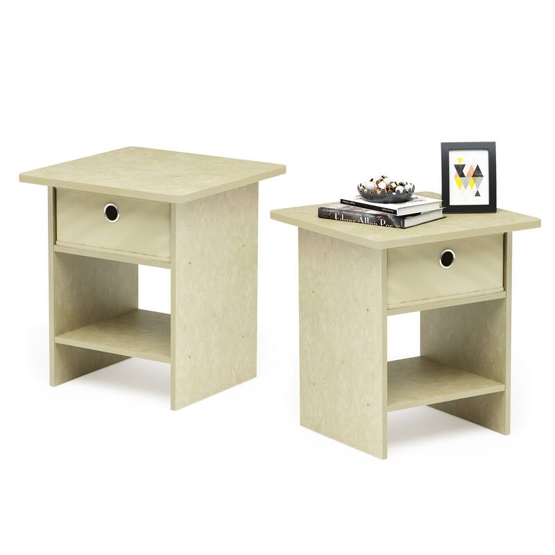 Porch & Den Cooper Square End Table/ Nightstand with Bin Drawer