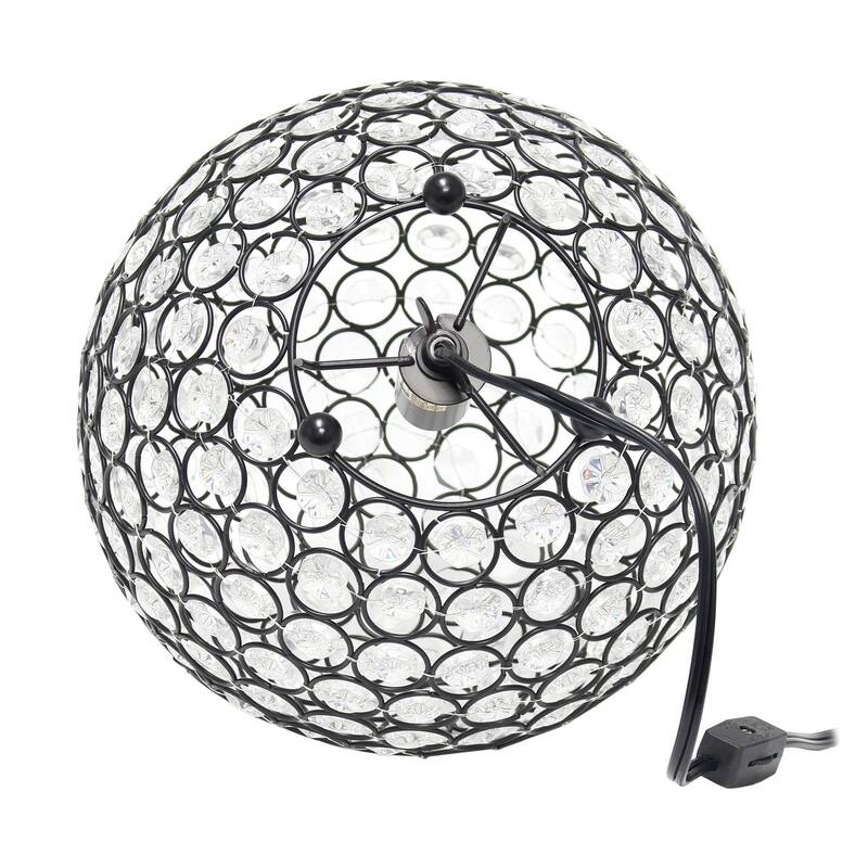 Crystal Ball Sequin Table Lamp