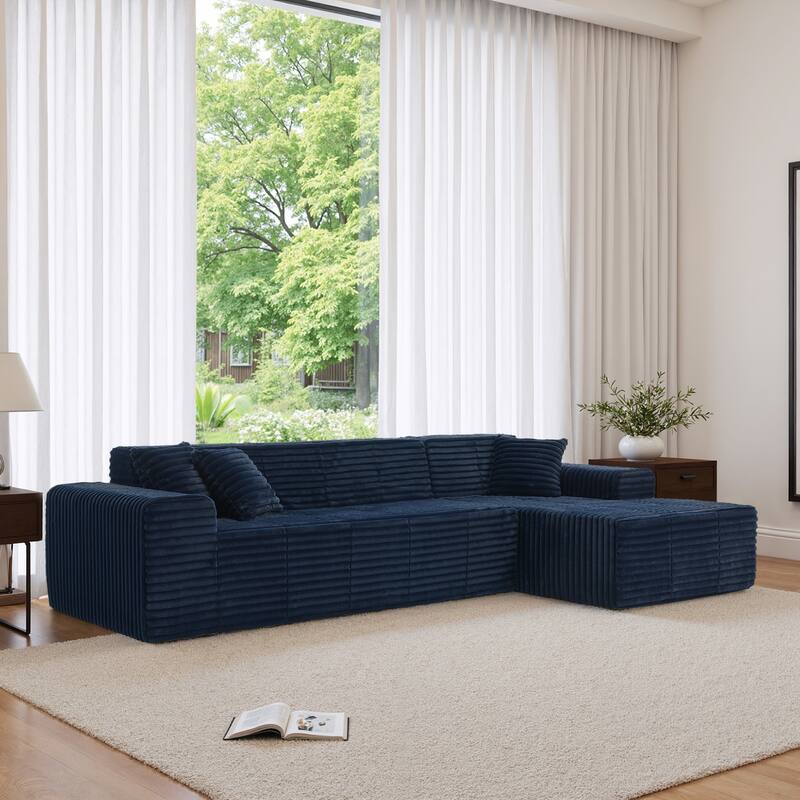 Free Combination Sectional Sofa Couch with L-Shape Chaise for Living Room