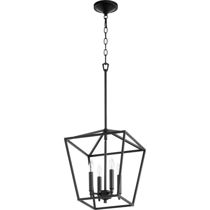 Quorum International Gabriel 4 Light 13" Wide Pendant - Noir