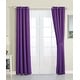 preview thumbnail 86 of 99, 4 Piece Grommet Darkening Blackout Window Panel Curtain Set 63 Inches - Imperial Purple