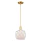 Option White Glass with White Rope / Satin Gold